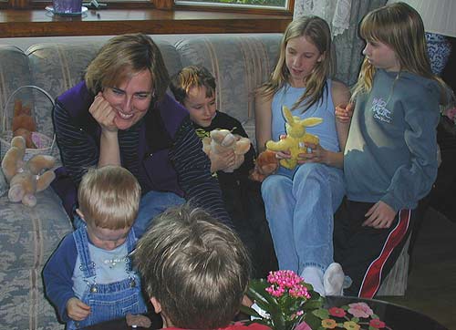 Kathy and some of the kids